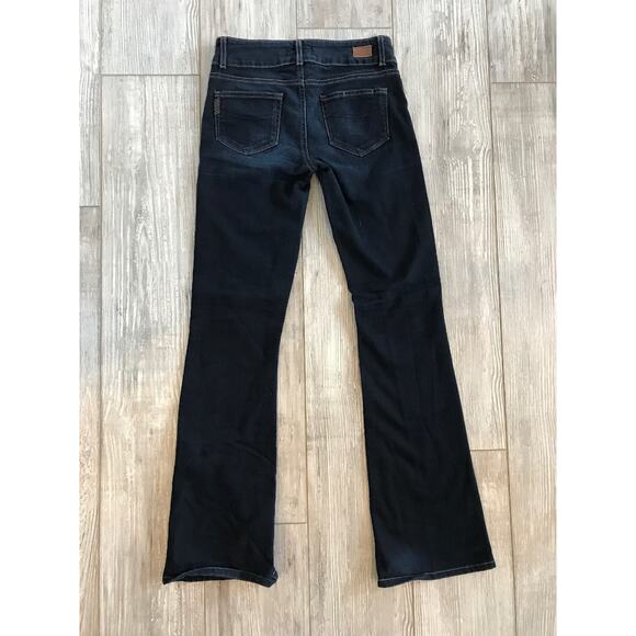 EUC women’s Paige dark blue jeans boot cut size 20 2-button - Picture 7 of 8